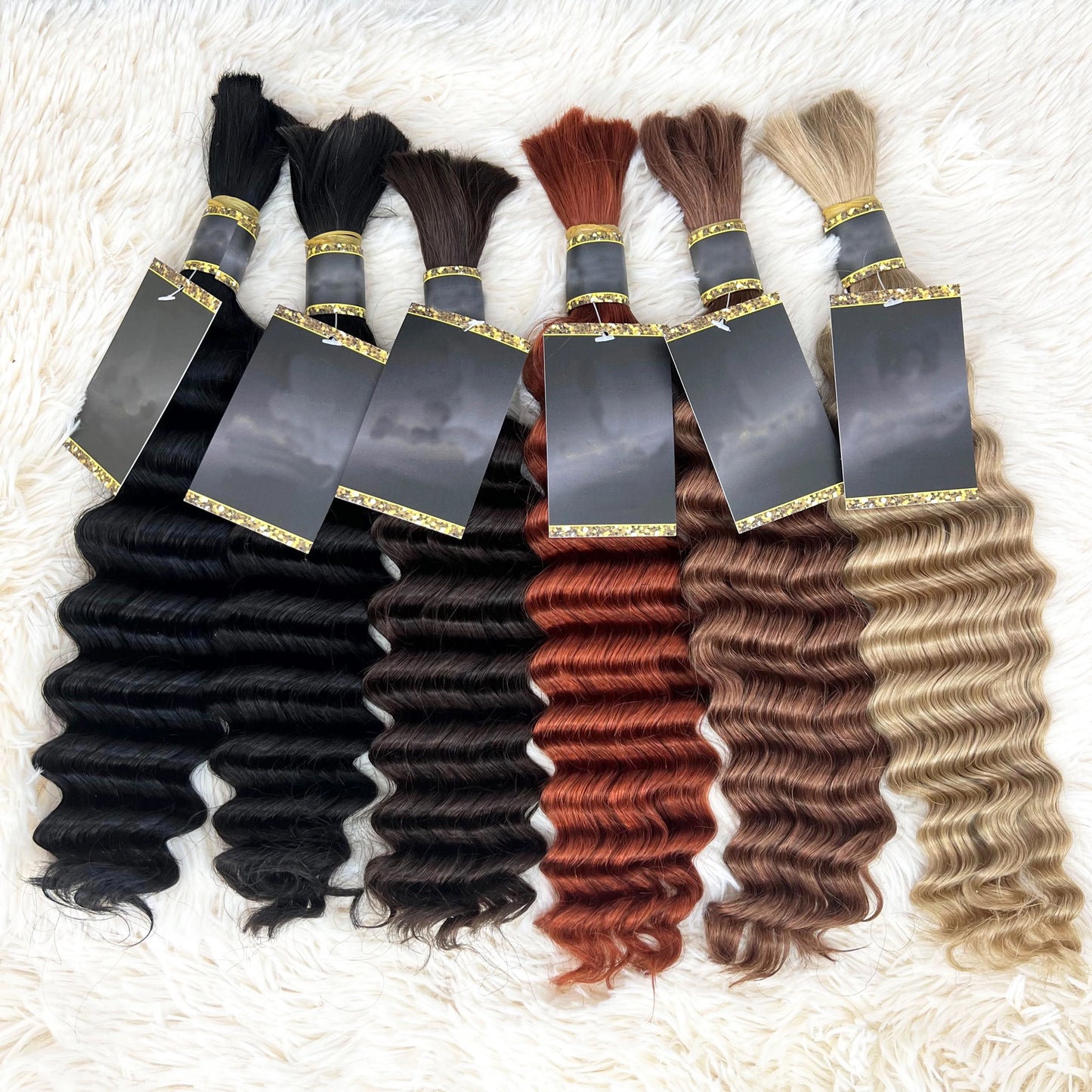 Deep wave human hair for boho braids