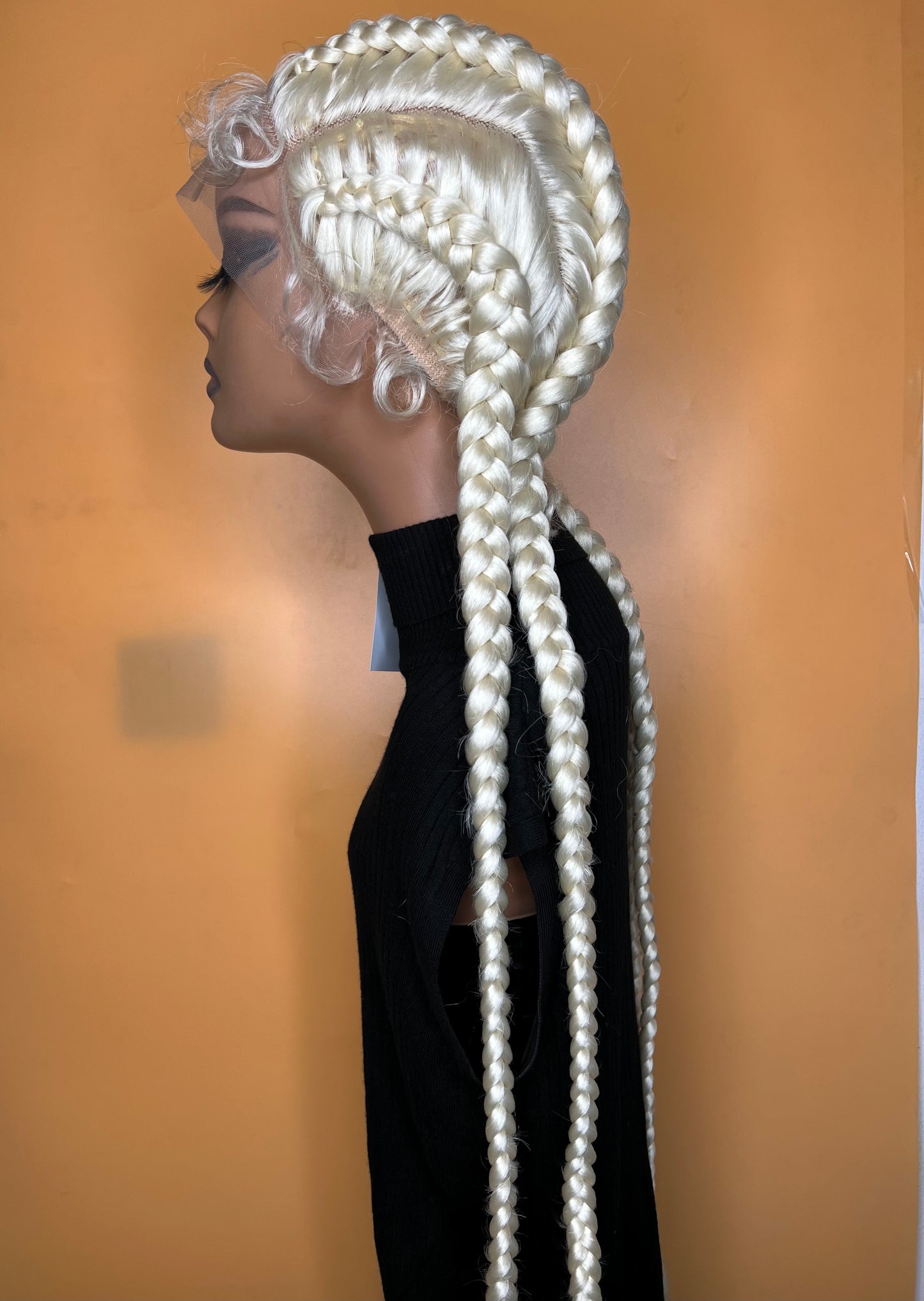 Blonde Braided Wig 30”