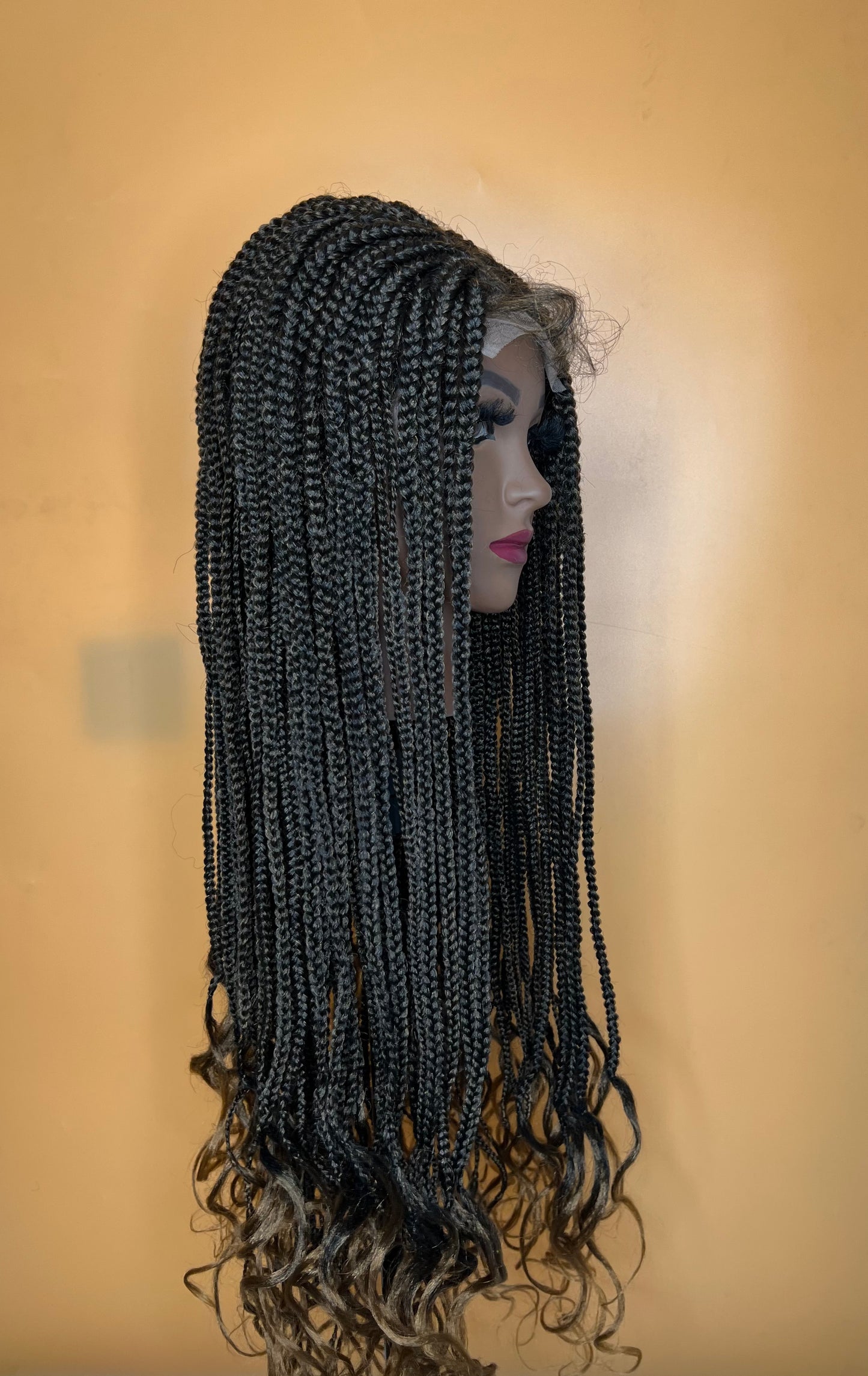Closure Goddess Tip Wig