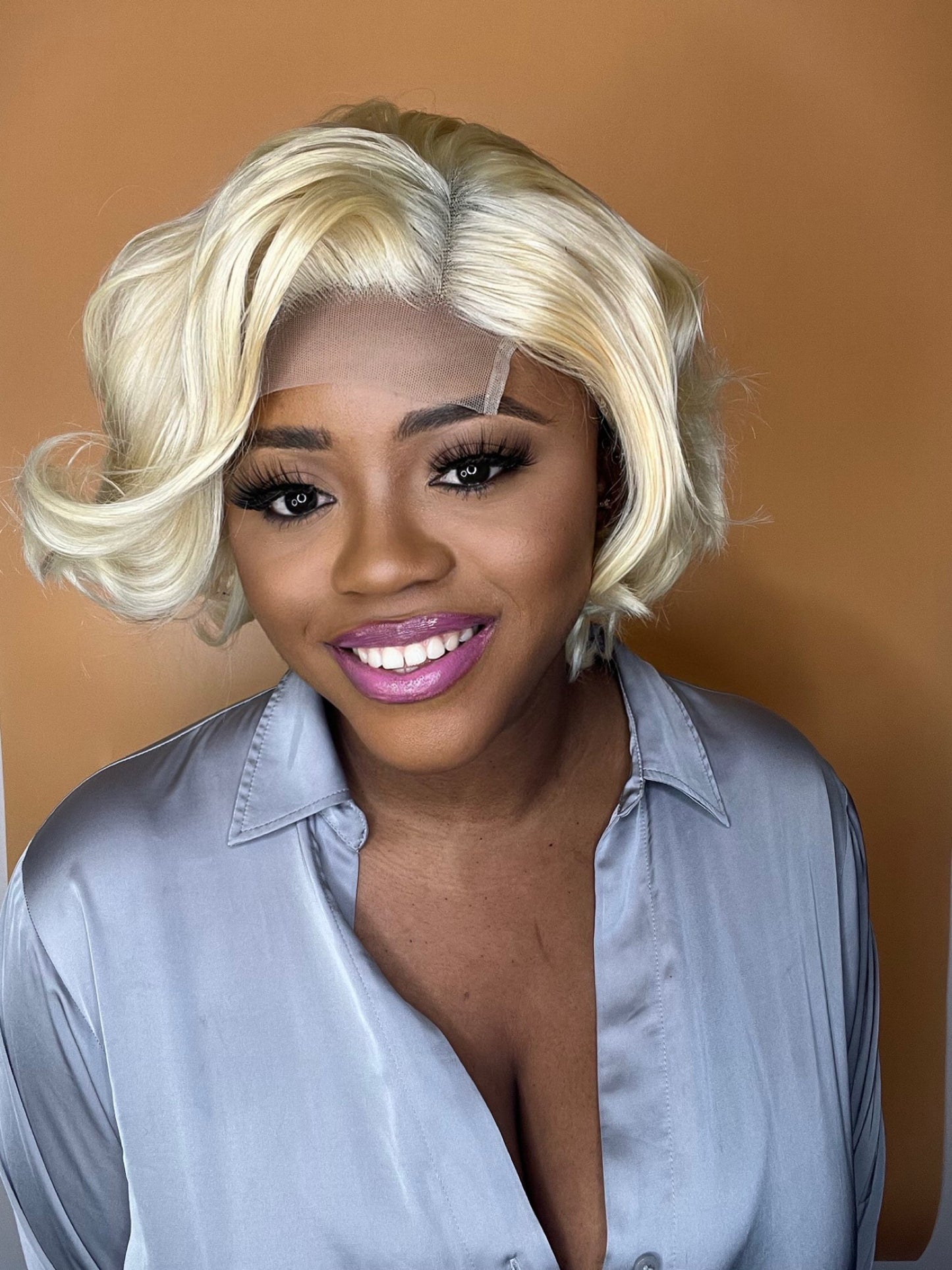 Hi Marliyn Blonde Wig 10”