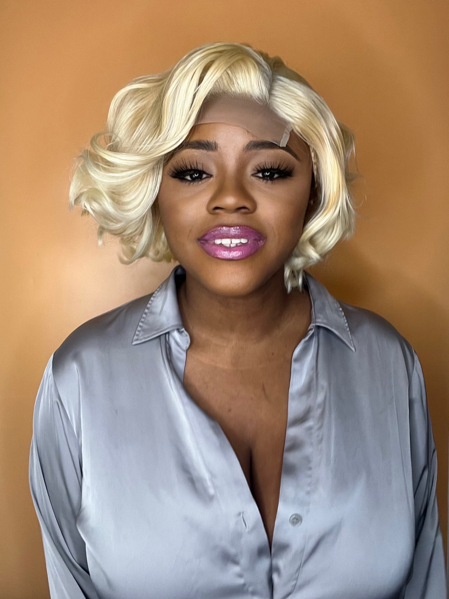 Hi Marliyn Blonde Wig 10”