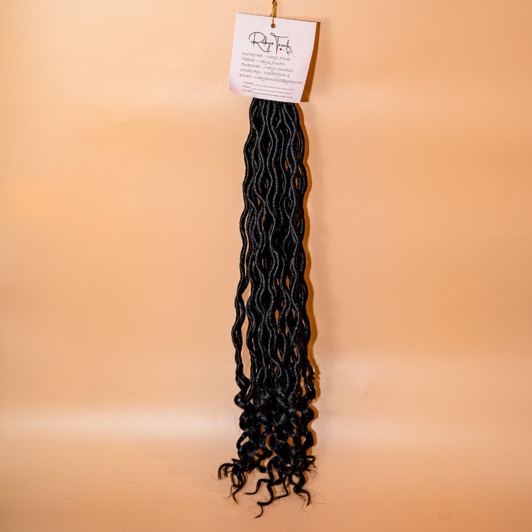 Faux locs (Goddess Locs)