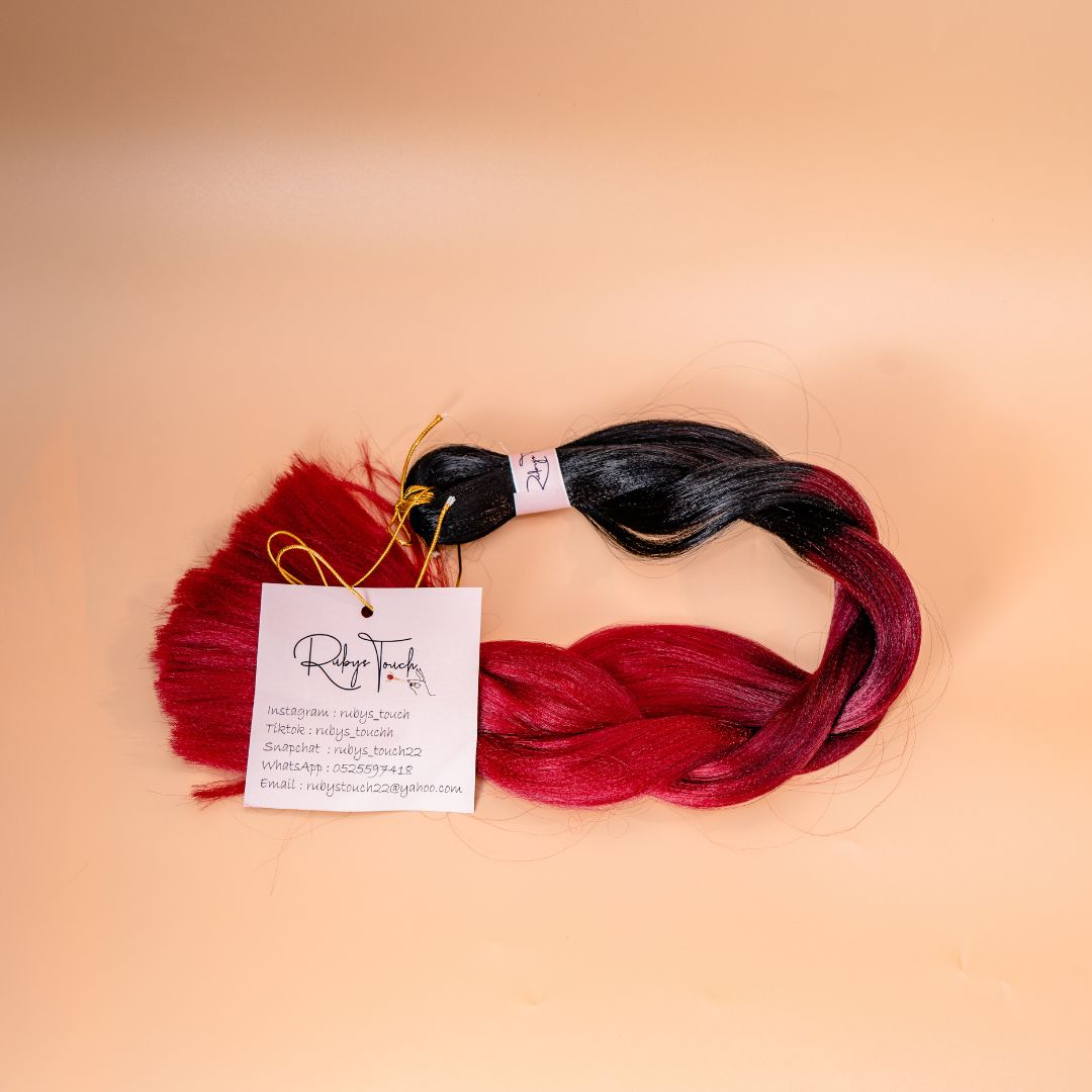 Braid extensions- Shades of Red