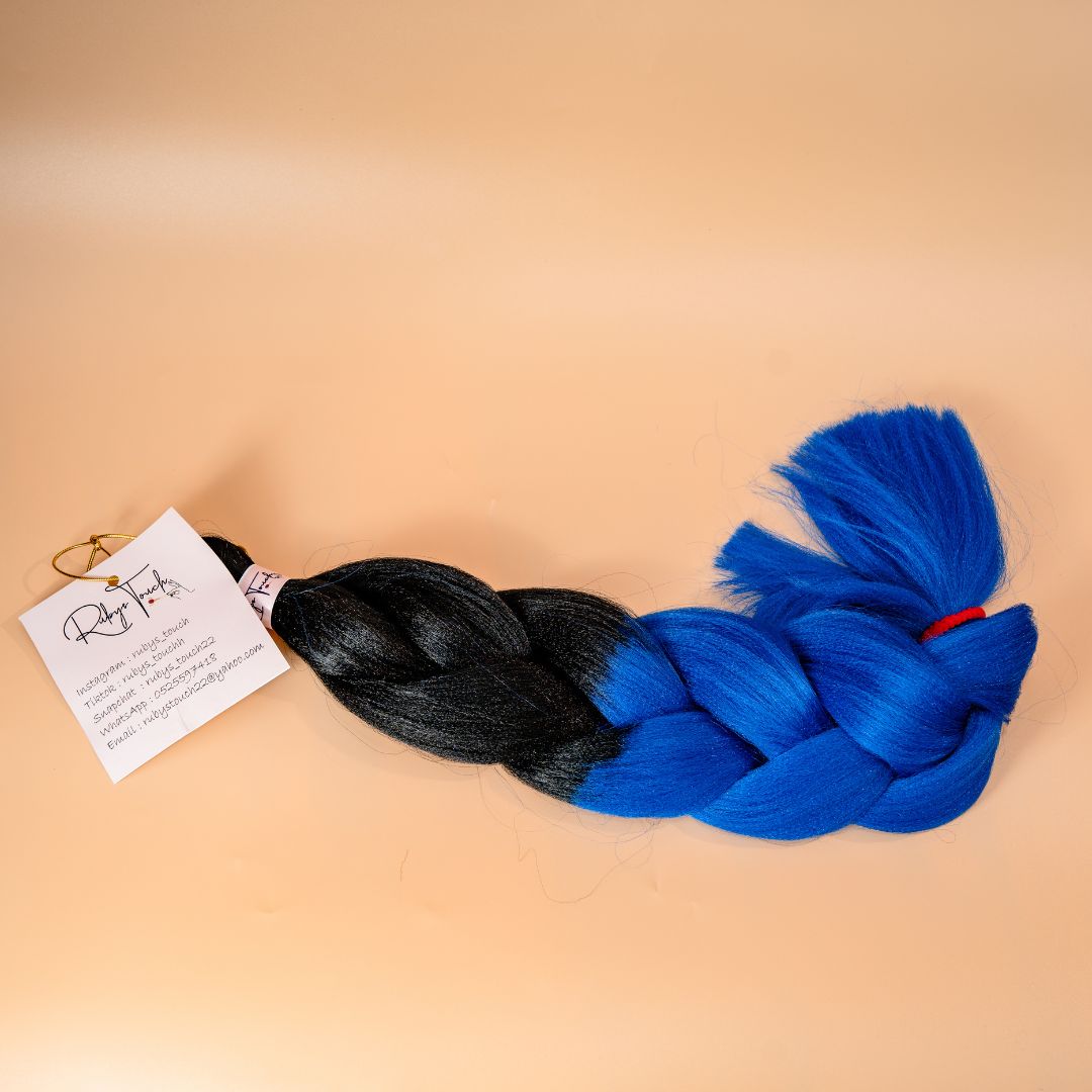 Braid extensions-Black & Blue