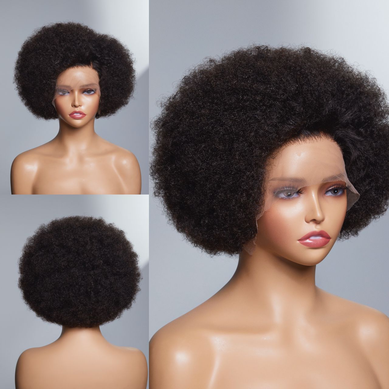 For The Love of Afro 13x4 Frontal Jerry Curl Wig 10”