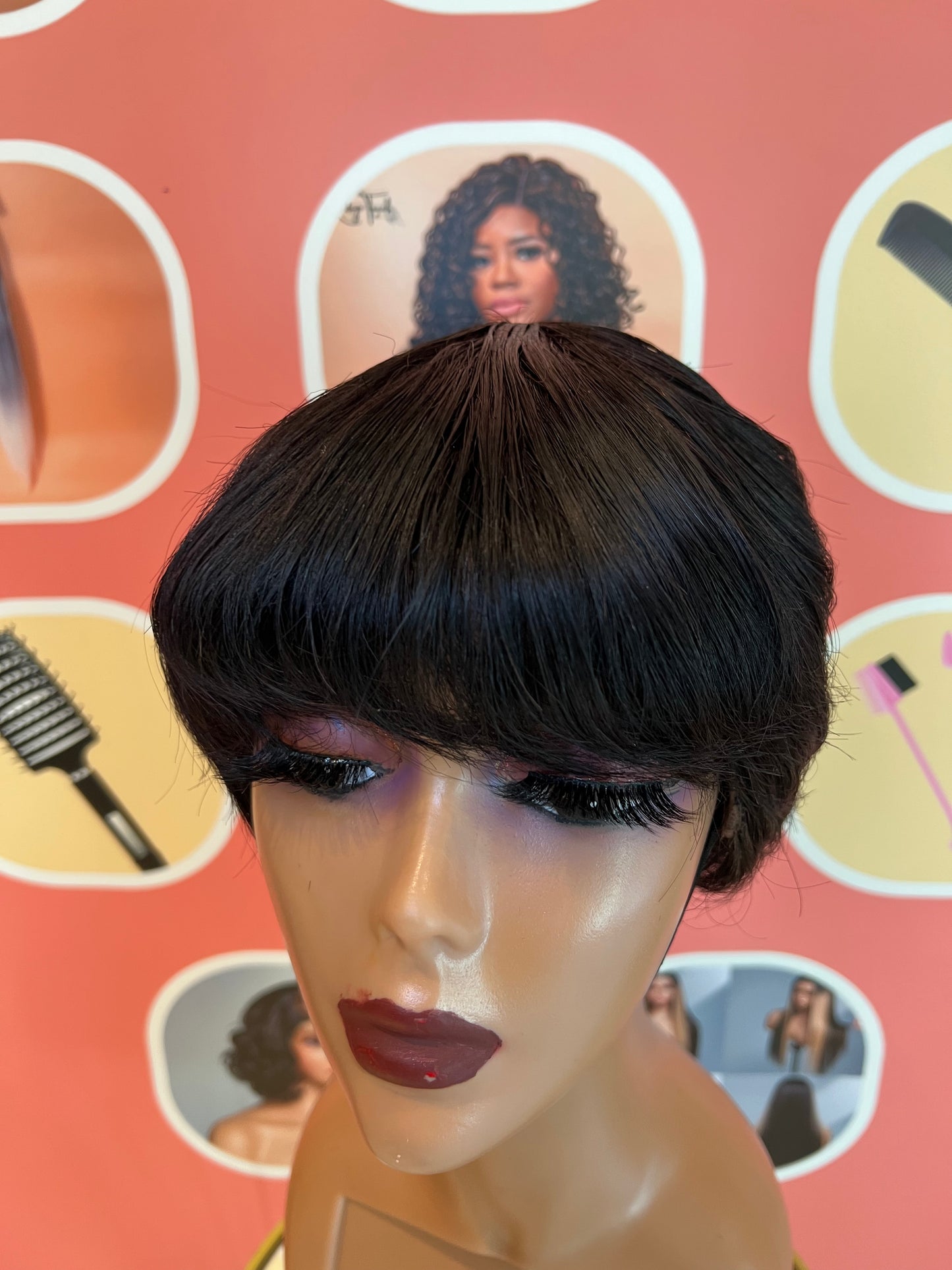 Short Pixie Wig 6”