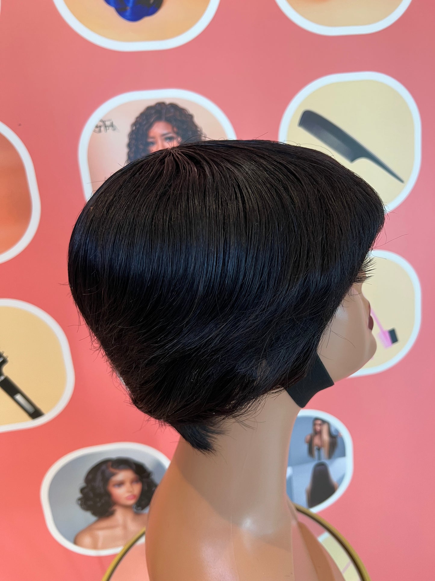 Short Pixie Wig 6”