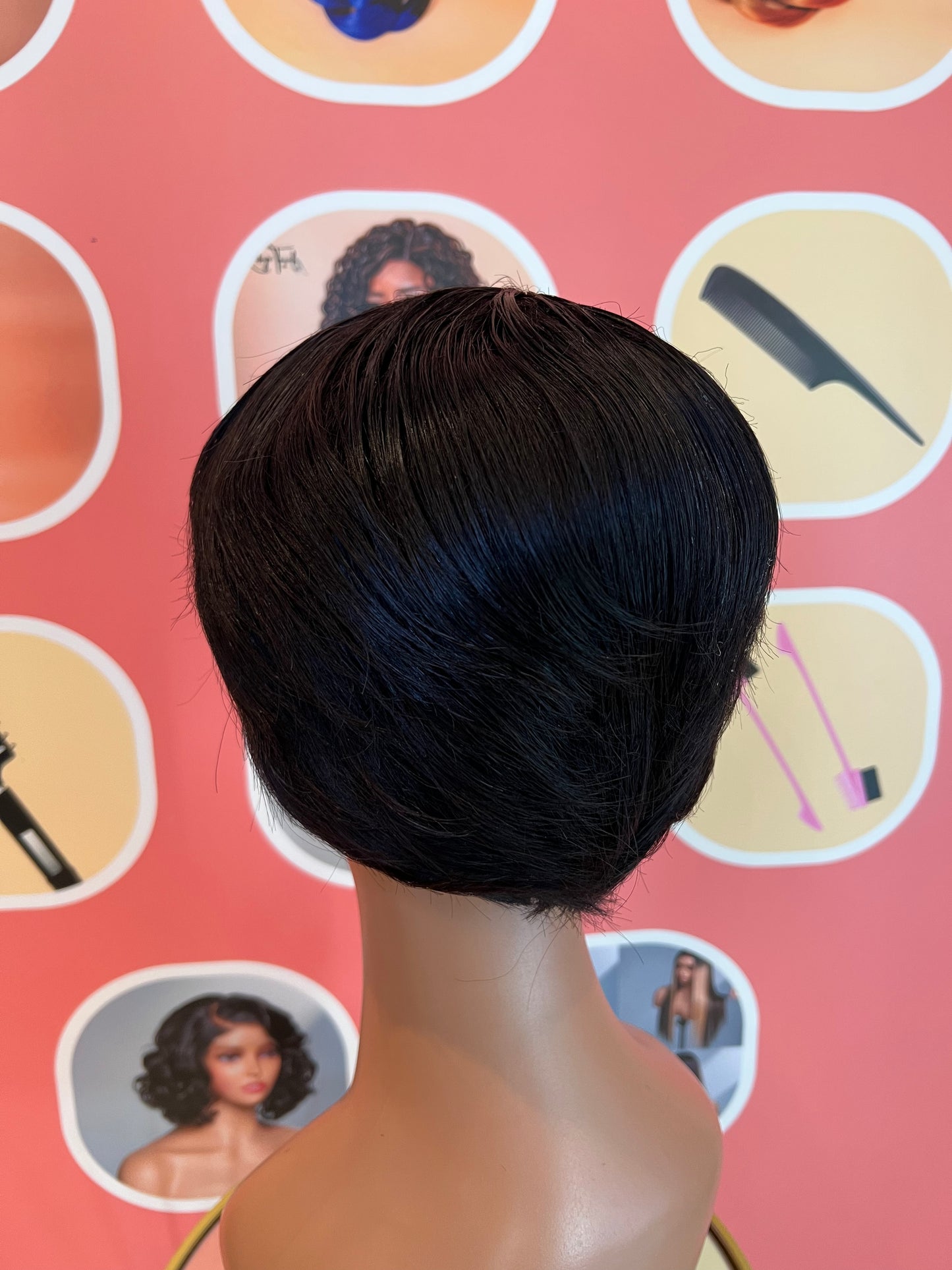 Short Pixie Wig 6”