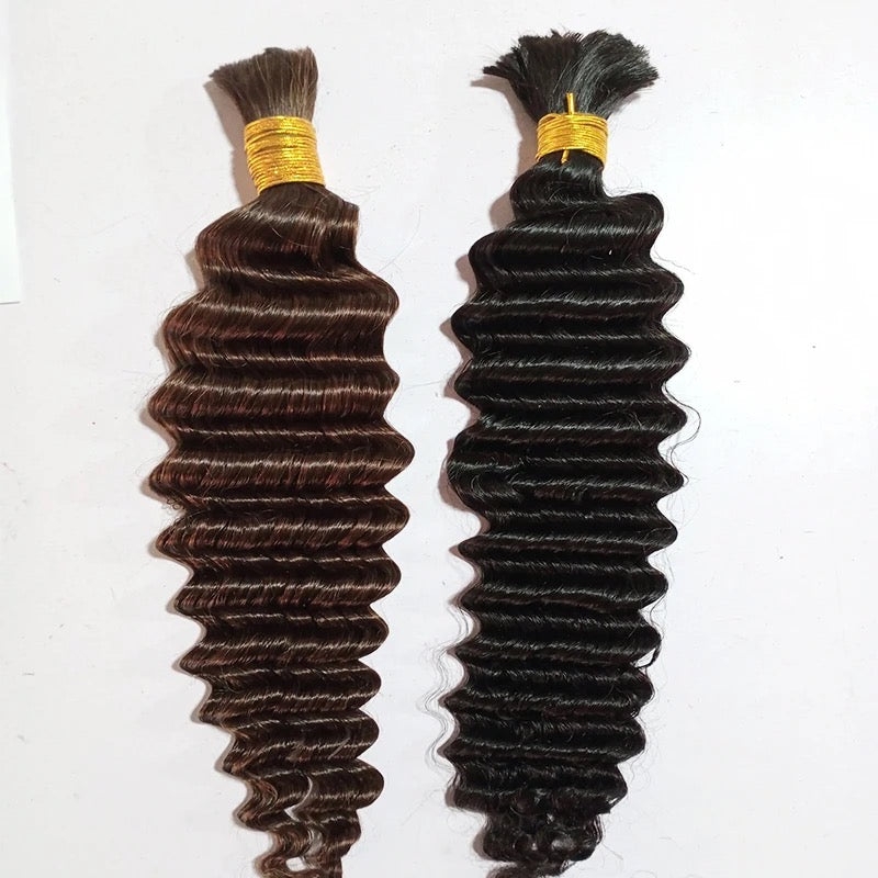 Deep wave human hair for boho braids
