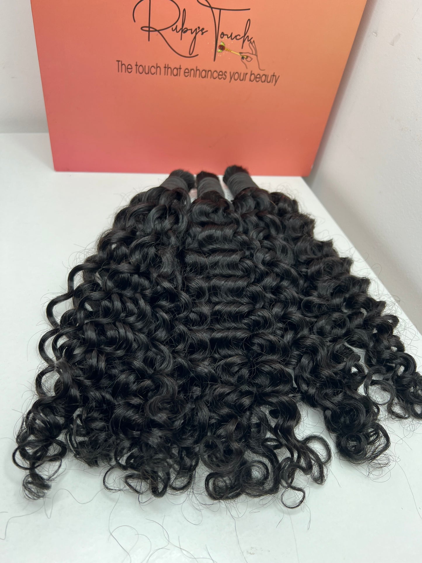 Water wave human hair bulk