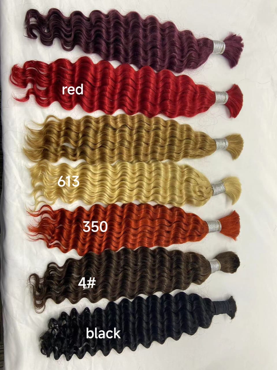 Deep wave human hair for boho braids