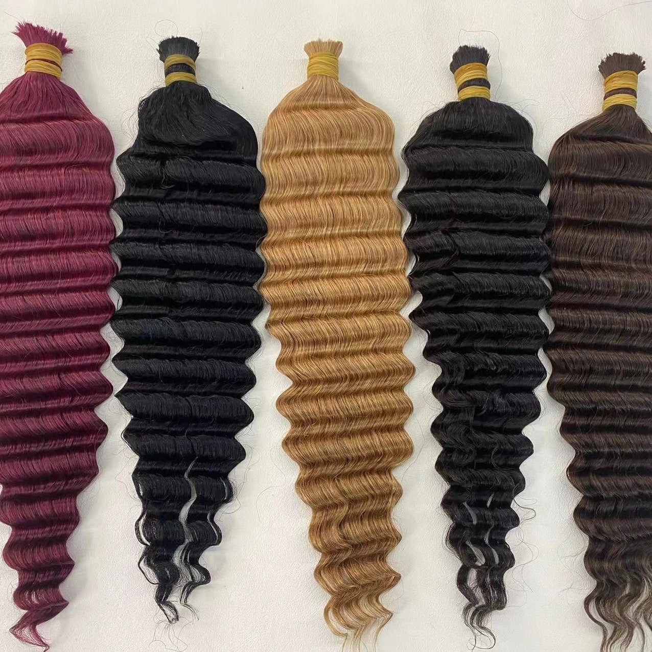 Deep wave human hair for boho braids