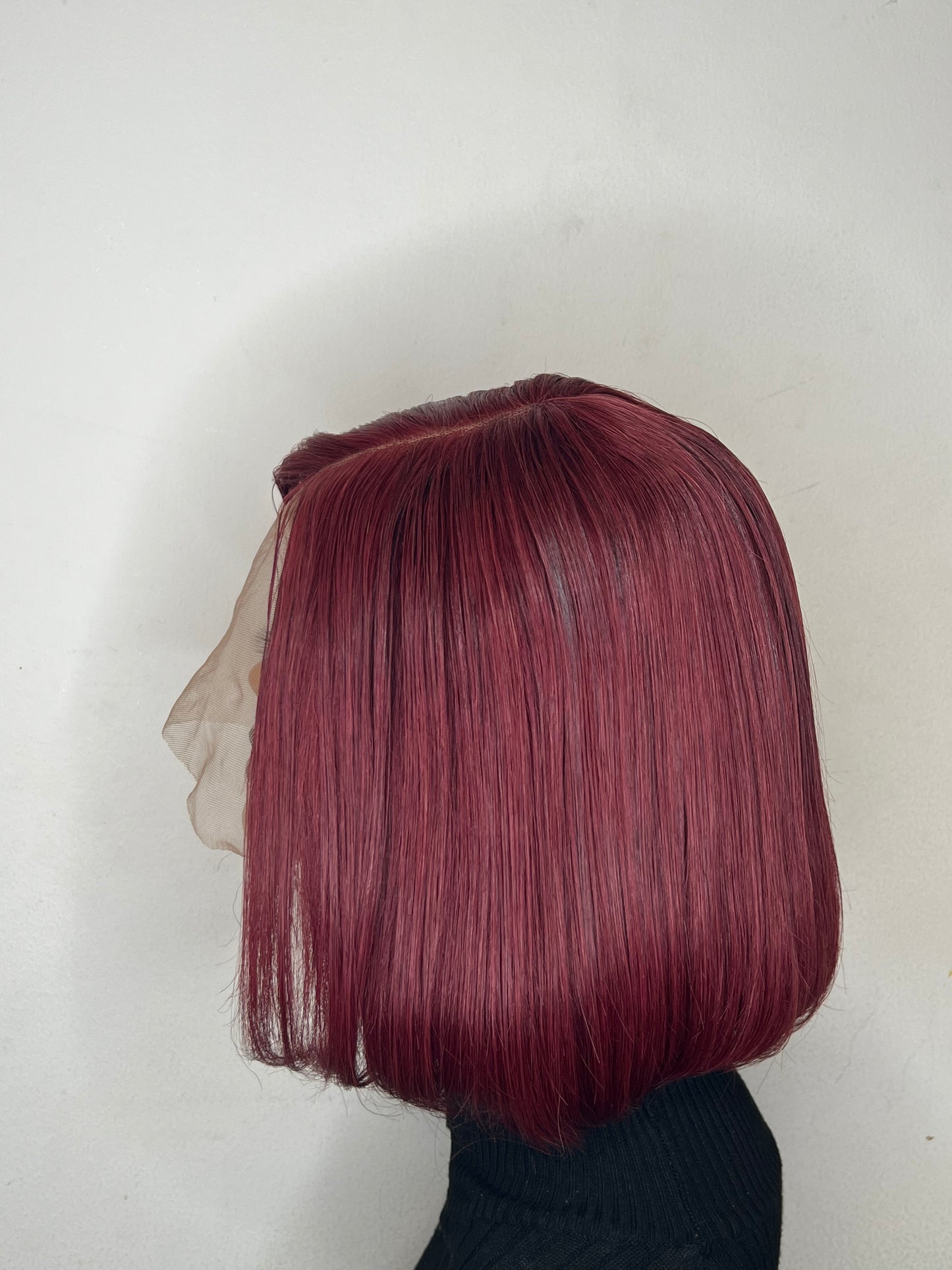 Red T Frontal Bob Wig 10”
