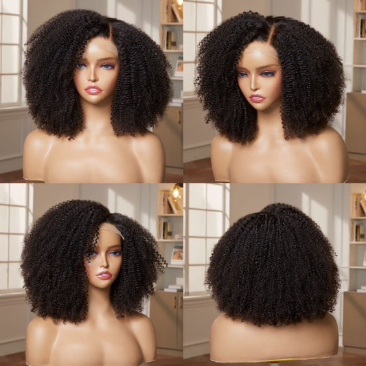 5*5 closure eurasian curls wig 14”