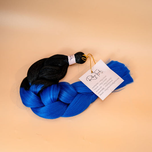 Braid extensions-Black & Blue