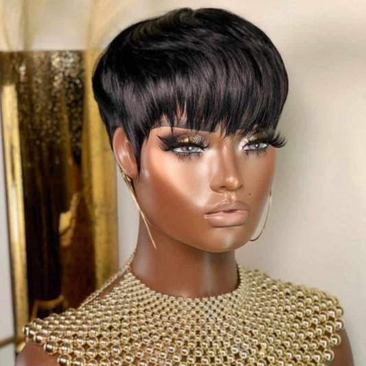 Short Pixie Wig 6”