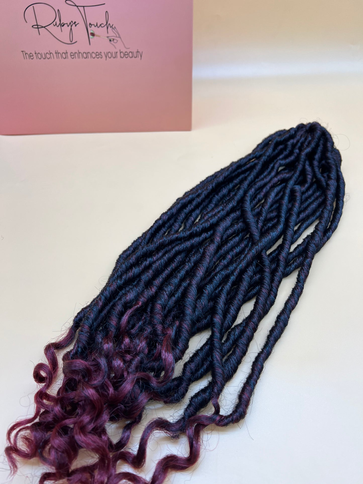 Faux locs-Straight Goddess Locs