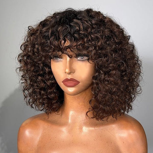 Water Wave Fringe Wig 14”